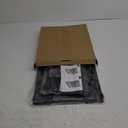 5 Tier Wall File Organizer - Hanging File Organizer with 5 Hooks, Mail Holder Wall Mounted for Papers, Folders, Magazines, Bills, Office&School Organization, Black