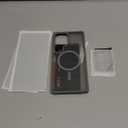 [4 in 1] Magnetic for Samsung Galaxy S25 Ultra Case, 2 Pics Privacy Screen Protectors and 1 Pic Camera Protector, Fit for MagSafe, Military Grade Shockproof Translucent Matte S25 Ultra Cover, Black