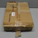 16 '' Trapezoid Metal Table Legs for DIY Furniture, Bench Legs, Coffee & Side Table Feets, Nightstand, Heavy Duty Black Desk Chair Stool Feets (H16'' x W11'', Set of 2)