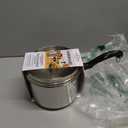 Farberware Classic Stainless Steel 2-Quart Mirror Satin Covered Saucepan, Silver