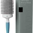 Round Brush for Blow Drying - Extra Large Ceramic Ion Thermal Barrel Brush Precise Styling and Maximum Volume - Lightweight Round Hair Brush for Smooth Manageable Hair (Bristle 3.4 in, Barrel 2.5 in)