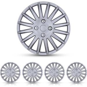 Hubcaps 14", Wheel Rim Cover Universal R14 Hub Caps, Snap On Car Pickup Truck SUV, Wheel Covers, Set of 4, 14-Inch, Lacquer