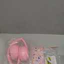 MIDOLA Kids Headphones Bluetooth 5.4 Wireless 68H Play Time Volume Limit 85/94dB Over-Ear Foldable Headset,Type-C Fast Charging,with Wired Aux Mic for Toddler Child Pad Tablet Pink