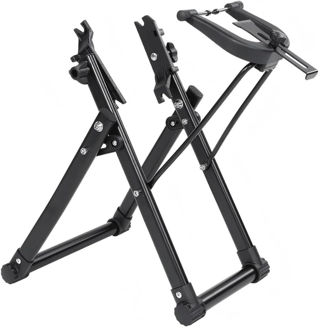 Folding Bicycle Truing Stand Fit 16" to 29" 700C Bike Wheels