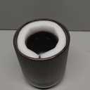 LE TAUCI Utensil Holder, 7.3"+5.4" Ceramic Kitchen Utensil Holder for Countertop, Black Cooking Utensil Crocks for Kitchen Counter, Morden Utensil Organizer for Spatula, Set of 2, Marble Dark Olive