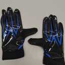 Football Gloves Men Women Boys, Youth Football Gloves, Ultra Sticky Silicone Palm Tacky Grip Gloves Youth Adult, Enhanced Performance Receiver Glove