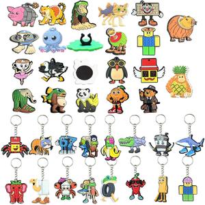 Italian Brainrot 36-Piece Mini Character Set, Meme-Style Figurines with Pencil Toppers, Clip-On Keychains & Fridge Magnets, Desk Decor, Collectible Accessories & Novelty Gift Bundle