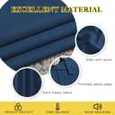NICETOWN Blackout Curtains Panels for Window - Window Treatment Thermal Insulated Solid Grommet Blackout Drapes for Bedroom (Moroccan Blue, Double Panels, 52 by 72 Inch)
