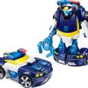 Transformers Playskool Heroes Rescue Bots Energize Chase The Police-Bot Action Figure, Ages 3-7 