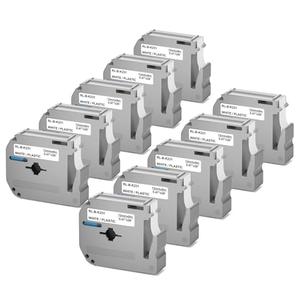 M-K231 Label Tape Compatible with Brother M Tape P Touch 12mm 0.47 White, M-K231s MK231 M231 for Brother PT-M95 PT-70BM PT-90 PT-85 PT65 45 P-Touch Label Maker Refills 0.47''*26.2'