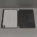 ESR for iPad Air 11 Inch Case with Keyboard M4/M3/M2 (2026/2025/2024) & Air 5th/4th Gen Flex Keyboard Case, Ultra-Light Magnetic Detachable Keyboard, Larger Precision Trackpad, Dark Gray