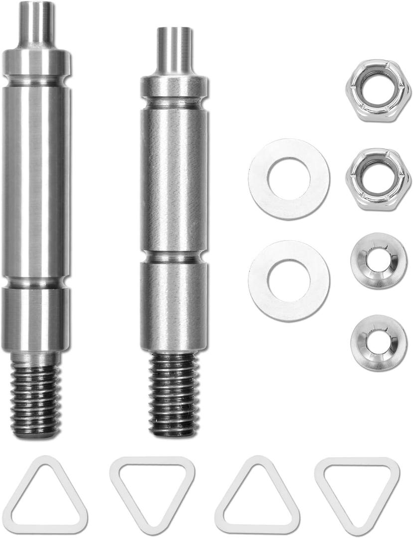 WPW10359270 (Left) & WPW10359269 (Right) Dryer Drum Support Roller Shaft Kit for Whirlpool,Replaces Parts: W10359269 339489 3399507 4319304, W10359270 239480 339490 347364 347610 3399506