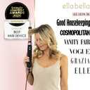 ELLA BELLA 6 in 1 Professional Hot Air Styler Dual Voltage Powerful Hair Dryer & Straightener Set Styling Without Heat Damage Fast Drying Curling Volumizing Straightening with Travel Case