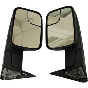 New Black Manual adjusted Side View Mirror Tow Towing Mirrors Left & Right Pair Set Replacement For Dodge Ram 1500 94-01, Ram 2500 3500 Truck 94-02
