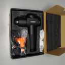 TOLOCO Massage Device, Deep Tissue Back Massage for Athletes for Pain Relief, Percussion Massager with 10 Massages Heads & Silent Brushless Motor, Christmas Gifts for Women, Men, Black