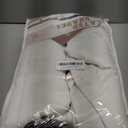 Pinch Pleated Black Out Curtains 84 Inch Long for Living Room, Beige White Thick Linen Memory Trained Boho Bedroom Darkening Curtain 84 Inch Length 2 Panel Set Double Layer Thermal Viral Window Drapes