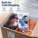 Reusable Ice Packs for Coolers, 250ML Ice Packs for Lunch Box Camping Beach, Compact Cold Pack for Frozen Food Transport & Emergency Cooling, 24 Sheets