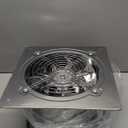 HG Power 8 Inch Kitchen Exhaust Fan, 576CFM Metal Attic Exhaust Fan, Wall Mounted Garage Ventilation Fan, Basement Extractor Fans with Backdraft Damper for Home Office Commercial Use, Silver