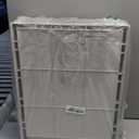 SNSLXH 5 Pack Stackable Closet Storage Basket, Multifunctional & Foldable Closet Organizer for Bathroom Kitchen Laundry Room Wardrobe Storage, Space-Saving Clothes Storage Drawer Organizer, White