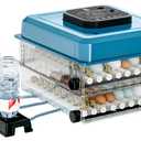 Incubators for Hatching Eggs, 136 Eggs Incubator Digital Poultry Hatcher with Auto Egg Turning, Temp & Humidity Display, 5 Modes, Day Counter & Egg Candler for Chicken/Duck/Goose/Quail