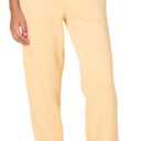 Amazon Essentials Womens Relaxed High Waist Joggers (Available in Plus Size) (Small, Warm Yellow)