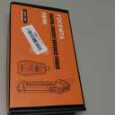 Circuit Breaker Finder & GFCI Outlet Tester with Digital LCD Display, 90-135V Electrical Circuit Tracer Tool for Electricians/DIY  Lightweight (Includes Batteries & Carrying Case) (Orange)