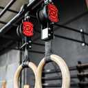 Rapid Rings – Portable Gymnastic Rings for Strength, Stability, and Skill Training Anywhere, Each set includes 8.5 ft of heavy-duty straps that adjust instantly to any height or exercise