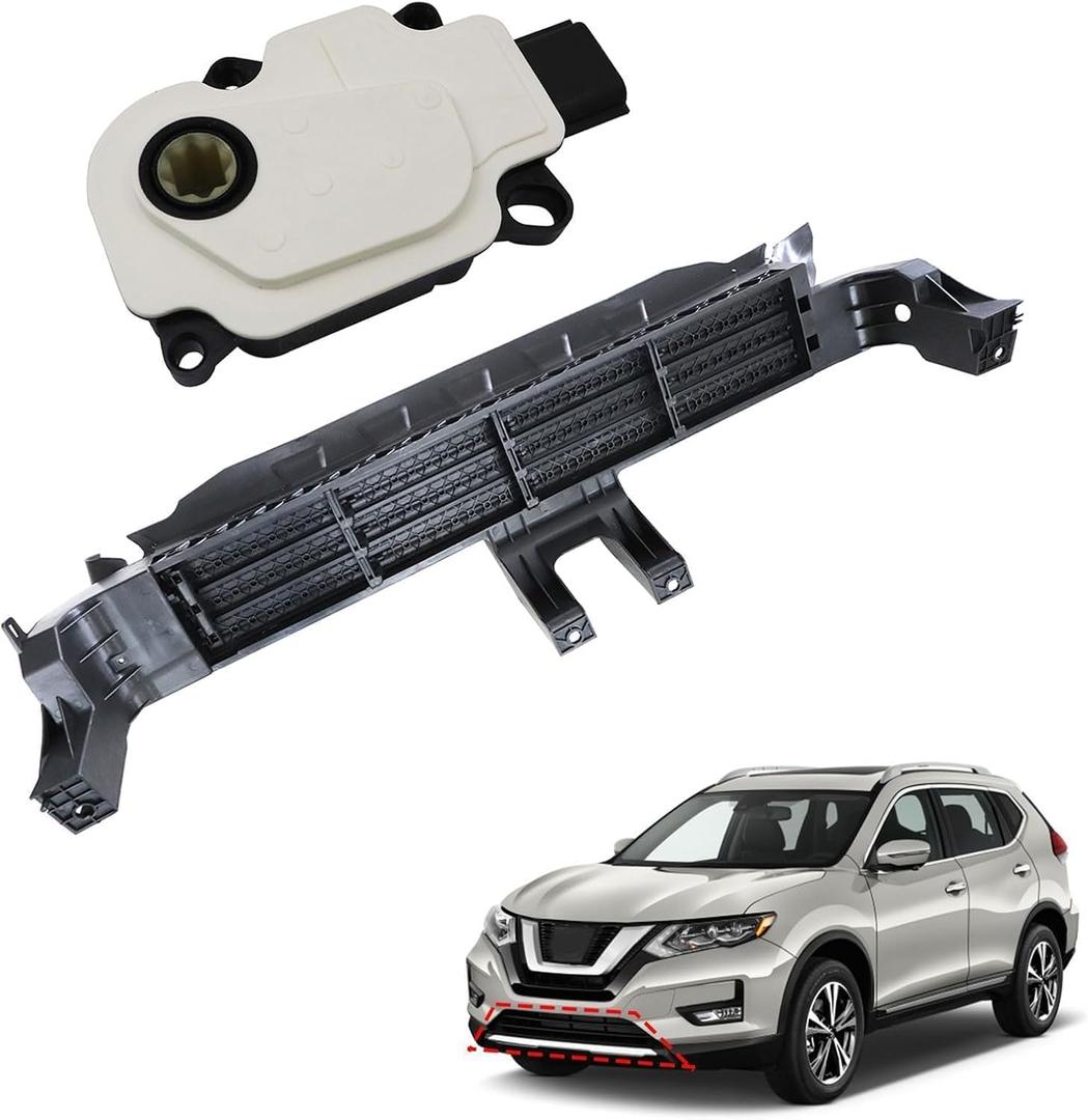 Active Grille Shutter Assembly with Motor Fit For Nissan Rogue 2017-2020