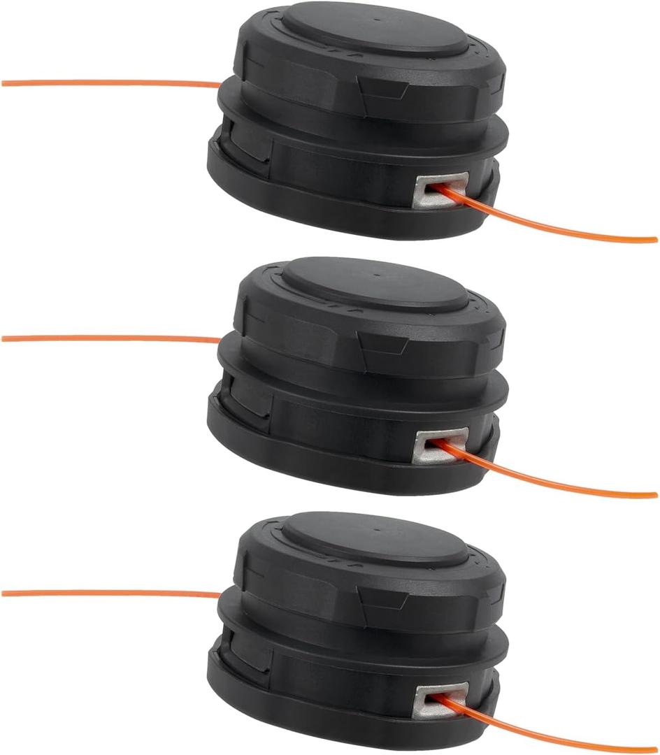 RANSOTO AH1531 Trimmer Head Replacement Rapid Reload Plus (Anti-Clockwise) Compatible with EGO Power+ STA1500 BC3800E ST1530 ST1530E ST1534 MST1501 MHC1502 15'' String Trimmer (3 Packs)