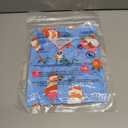 Men's Hawaiian Shirt Funky Blue Beach Printed Tropical Beach Shirt Casual Button Down Short Sleeve Floral Shirts Tops (S)