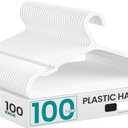 SONGMICS 100 Pack Clothes Hangers, Space Saving, Heavy Duty for Coats
