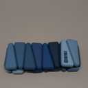 SPORTBIT Wrist and Ankle Weights for Women - Set of 2 (1lb Each) Wearable Ankle & Wrist Weights - Leg & Arm Bands, Silicone Weighted Bracelets for Workout, Walking, Running, Yoga, Pilates, Navy Blue