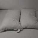 Beckham Hotel Collection King Size Memory Foam (Adjustable Fill) Bed Pillows Set of 2 - Cooling Shredded Foam Pillow for Back, Stomach or Side Sleepers, White 