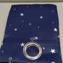 BGment Kids Blackout Curtains for Boys Bedroom, Star Curtains Thermal Insulated Grommet Window Drapes for Nursery, Set of 2 Panels (42 x 63 Inch, Navy Blue)