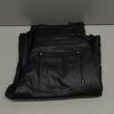 Touch&Torn Leather Pants Motorcycle Pants for Mens 30" to 44" Waist Jeans Style Pant with 5 Pockets Motorbike Pant for Biker (Black), Size: 36 Regular