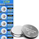 LiCB CR1220 Battery,Long-Lasting & High Capacity CR1220 Lithium Batteries,3 Volt Coin & Button Cell (5-Pack)