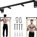 Fitarc Heavy Duty Wall Mount Pull Up Bar, Joist Mount Chin Up Bar for Doorway, Steel Construction, Home Gym Equipment, Fits 32”-36” Wall Studs