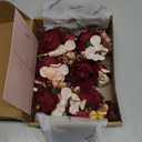 AuroraAria Burgundy Boutonniere for Men,Set of 6,Groom Boutonniere for Wedding,Anniversary,Homecoming,Formal Dinner Party,Wedding Decor,Artificial Red Rose