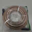Flexzilla Colors Garden Hose 5/8 in. x 25 ft., Lightweight All-Weather Water Hose, Durable and Flexible, Leak-Free Connections, Brown Mulch