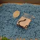 Snuffle Mat for Dogs, 17" x 21" Dog Snuffle Mat Interactive Feed Game for Boredom, Encourages Natural Foraging Skills and Stress Relief, Easy to Fill/Machine Washable with 2PCS Suction Cups (Blue)