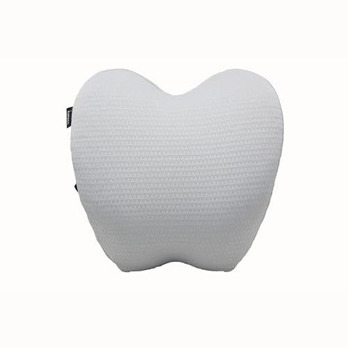 AIHOMED Lumbar Support Pillow Office Chair Car Back Pillow, Ergonomic Lower Back Pain Relief Breathable Air Fiber Cushion for Long Sitting Worker Driver & Handicapped, Adjustable Strap