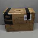 iDOO Queen Air Mattress with Built in Pump, 18 Raised Comfort Inflatable Blow up Mattress, Upgraded Four Chamber Portable Air Bed for Camping, Guests and Home, Colchon Inflable, 650 lbs Max (Grey)