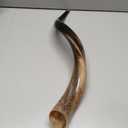 HalleluYAH Original Kosher Fully-Polished Kudu Shofar From ISRAEL (28"-32")
