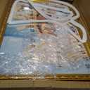 20x30 Ornate Gold Wood Frame, 30x20in Floral Picture Frames, 20 x 30inch Gallery Photo Pic Display with HD Plexiglass, 1.4in Widen 1in Thick, Horizontal Vertical Wall Display