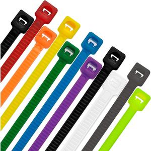 8 Inch 1000pcs Colored Zip Ties 20lb Strength, Multi-Purpose Cable Ties