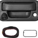 RED WOLF Tailgate Handle W/Reverse Backup Camera Replacement for 2004-2014 Ford F150, 2008-2016 F-250/F-350/F450/F550 Pickup Rear View Parking Camera RCA Connector Wide Angle Optional Guideline