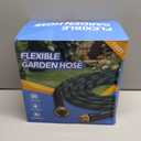 150 ft Expandable Garden Hose, 2026 New Retractable Water Hoses 150ft with 10 Function Spray Nozzle, Solid Metal Fittings, Extra Strength Fabric, Flexible Expanding Latex Core, Lightweight & No Kink