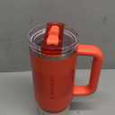 STANLEY Quencher ProTour Flip Straw Tumbler with Leakproof Lid | Built-In Straw & Handle | Cupholder Compatible for Travel | Insulated Stainless Steel Cup | BPA-Free (30 Ounces, Hot Coral Fade)