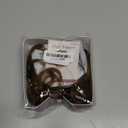 RUWISS Short Hair Toppers for Women Real Human Hair, 5x5.5 Base Pixie Cut with Bangs, Clip-In Curly Hair Pieces for Women, Medium Brown