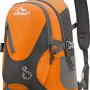 sunhiker Small Cycling Hiking Backpack Water Resistant Travel Backpack Lightweight Daypack M0714 20-25L (Orange)